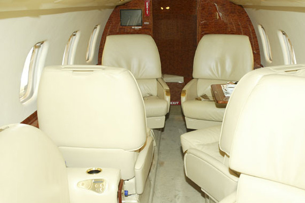 Чартерный рейс на самолёте Learjet 60