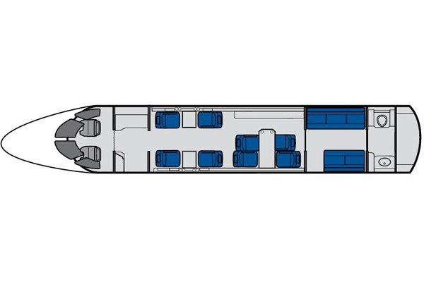 Чартерный рейс на самолёте Falcon 7X
