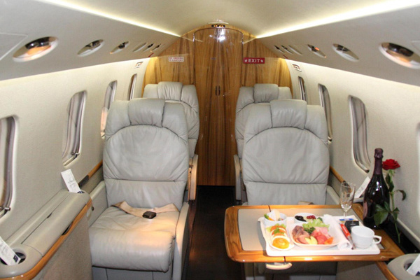 Чартерный рейс на самолёте Gulfstream G100