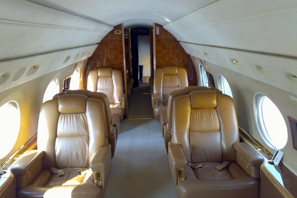 Чартерный рейс на самолёте Gulfstream V